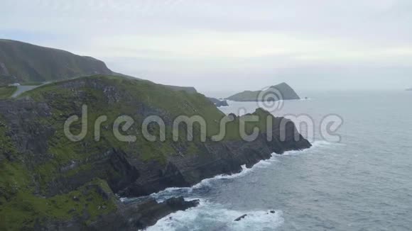 爱尔兰西海岸美丽的风景视频的预览图