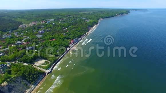 波罗的海海岸从上面看视频的预览图