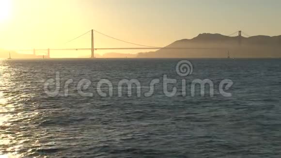 金门大桥日落视频的预览图