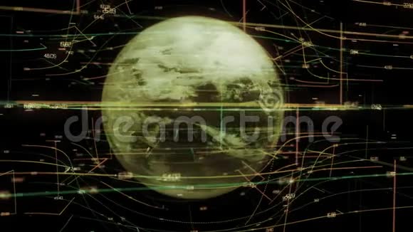 4K数字地球HUD视频的预览图