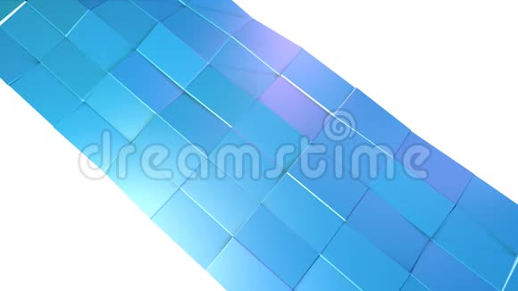 摘要简单蓝紫低聚三维表面作为分形环境软几何低聚运动背景视频的预览图