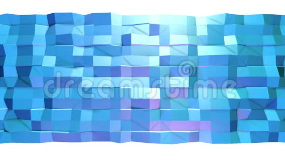 摘要简单蓝紫低聚三维表面作为转化环境软几何低聚运动背景视频的预览图