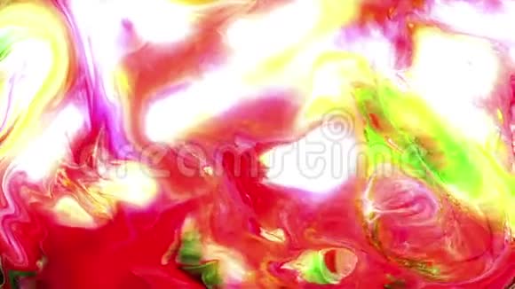 抽象艺术墨漆爆炸湍流视频的预览图