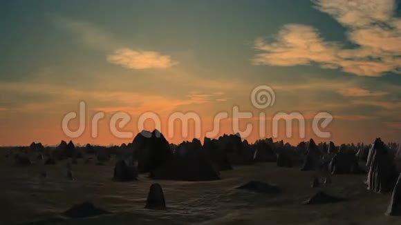 沙漠中的日出视频的预览图