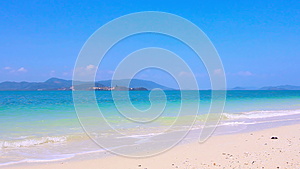 热带海滩和白沙视频的预览图