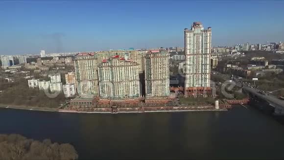 从空中俯瞰莫斯科视频的预览图