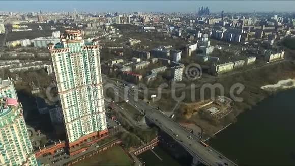 从空中俯瞰莫斯科视频的预览图