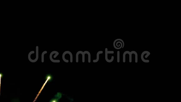 烟花在晚上闪烁视频的预览图