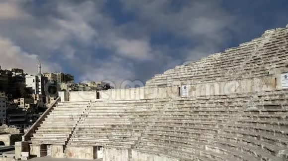 约旦安曼的罗马剧院视频的预览图
