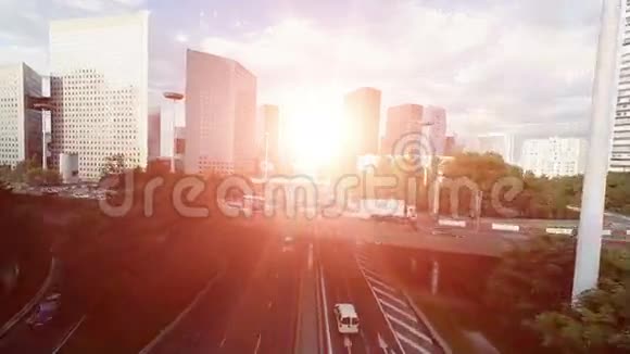 车交通运输背景城市街道视频的预览图