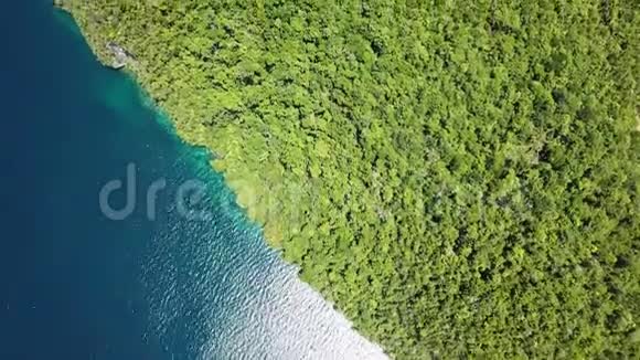 拉贾安帕特岛景观鸟瞰图视频的预览图
