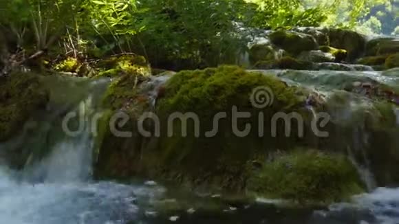 普利特维尔斯国家公园的河流视频的预览图