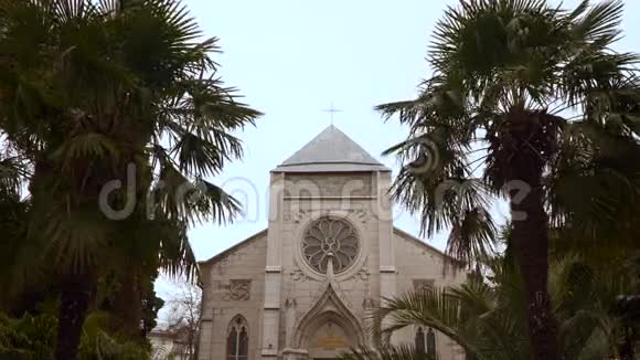 天主教会的建筑视频的预览图