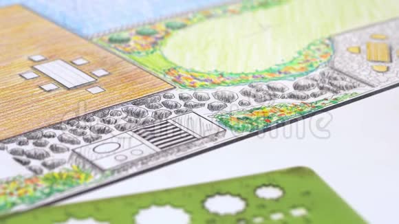 后院花园及水池设计方案视频的预览图