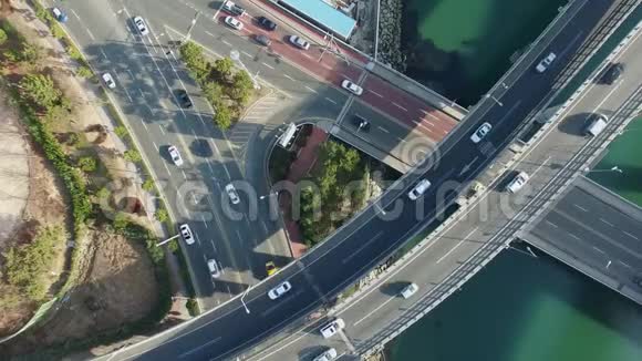 韩国釜山海恩达中心城交通视频的预览图