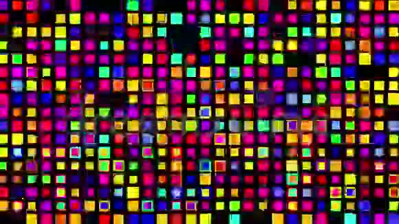 疯狂的多色方块阿尔法视频的预览图