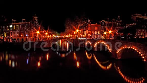 荷兰阿姆斯特丹的城市风景视频的预览图