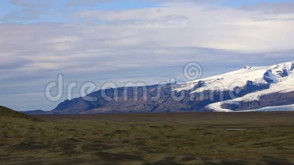 冰岛瓦特纳火山冰川视频的预览图