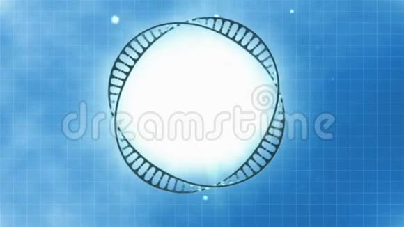 循环旋转的DNA细胞视频的预览图