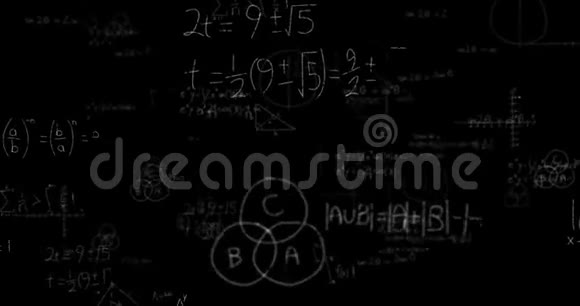 黑板上的数学公式视频的预览图