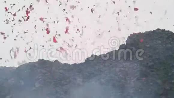 美丽的熔岩爆炸视频的预览图