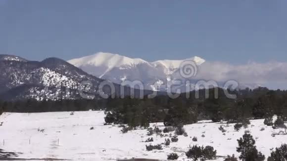 亚利桑那州冬季景观放大视频的预览图