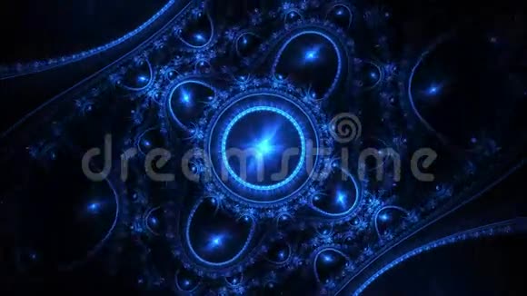 宇宙深处旋转的轮子视频的预览图
