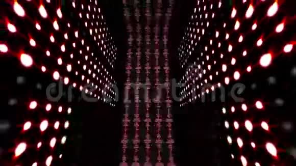 音乐室和波浪带笔记灯光灯泡动画渲染背景循环视频的预览图