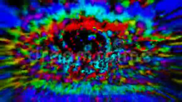 色彩斑斓的背景抽象的颜色视频的预览图