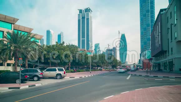 迪拜商业区4k时间间隔视频的预览图