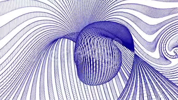 网格网多边形线架孔雀鸟抽象绘图动画背景新质量运动图形复古视频的预览图