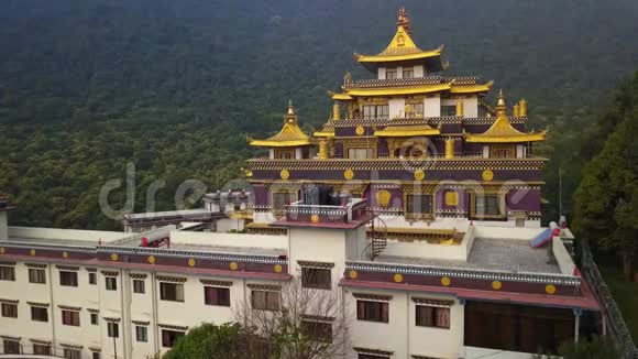 尼泊尔加德满都山谷佛教寺院2017年10月16日视频的预览图