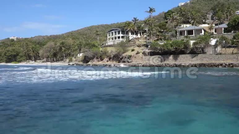 贝基亚友谊湾的加勒比海视频的预览图