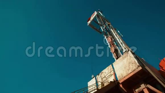 钻井钻机石油工业视频的预览图