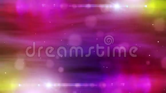 抽象背景彩色粒子和耀斑运动视频的预览图