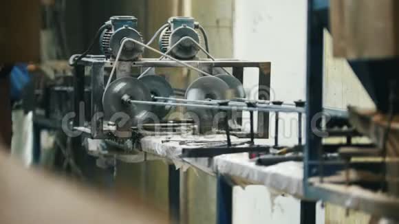 玻璃纤维棒的生产复合材料加固的制造建筑业视频的预览图