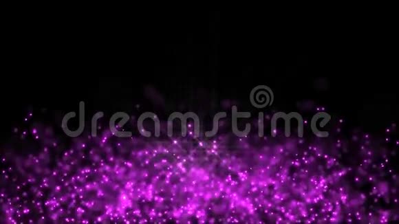 紫色球形粒子飞视频的预览图
