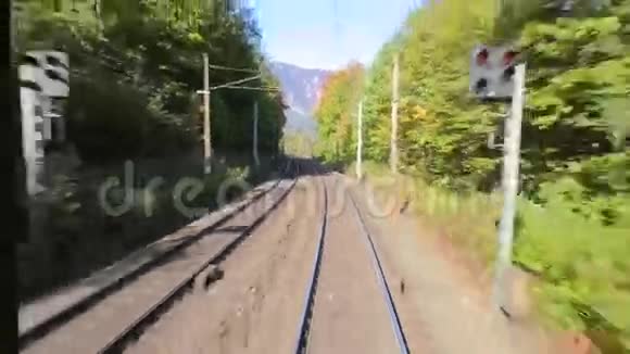 铁路运动景观视频的预览图