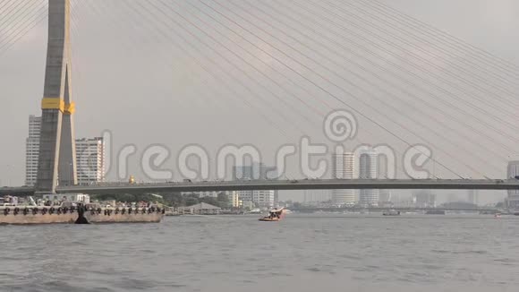 曼谷泰国河流城市视频的预览图