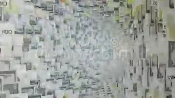 各种货币隧道穿越布卢姆阿尔法股票镜头视频的预览图