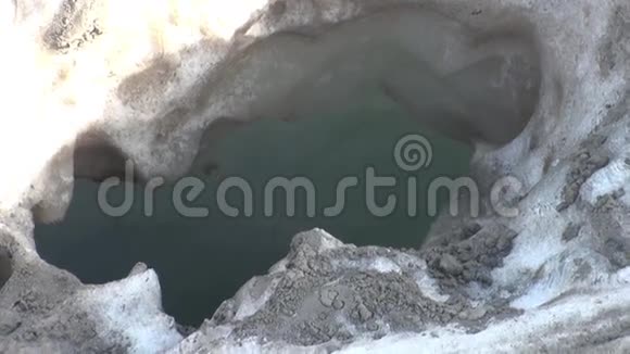 北极冰山和冰的融化视频的预览图