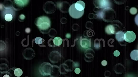 抽象烟花点背景气泡颗粒细菌孢子线视频的预览图