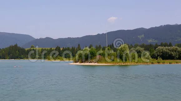 巴伐利亚的弗根塞湖在夏天视频的预览图
