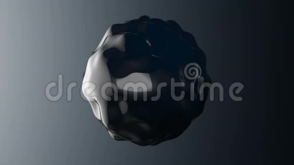 三维噪声抽象球体3D渲染高清镜头视频的预览图