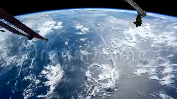 从太空中看到的地球这段视频的元素由美国宇航局提供视频的预览图