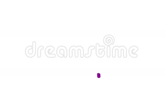 在慢动作中紫色溅出的特写镜头糖浆视频的预览图