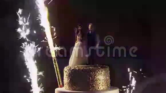 庆祝蛋糕慢动作视频的预览图