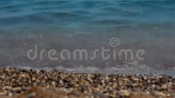 海沙滩夏季景观视频的预览图