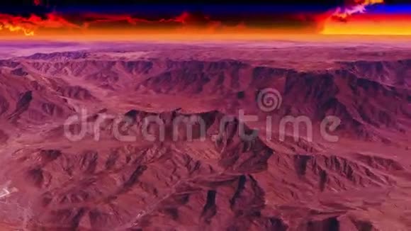 日落山背黑云视频的预览图