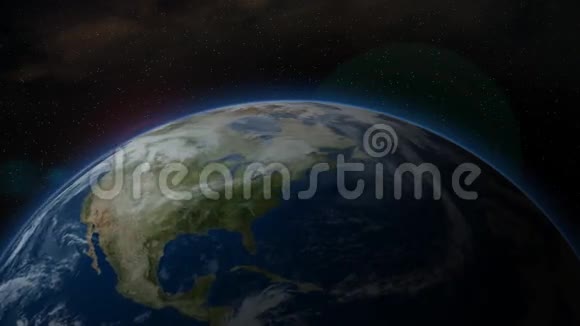 北美太空地球动画视频的预览图